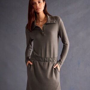 Elegant Gray Women's Dress